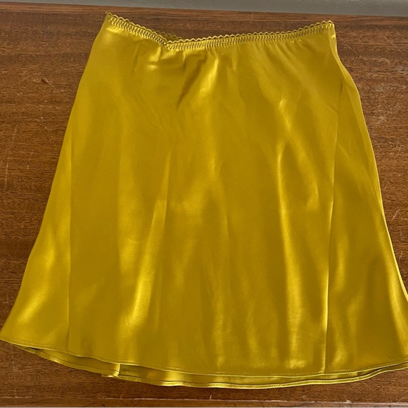 NWT DOÊN Giulietta Silk Skirt in Palmetto - Picture 6 of 9